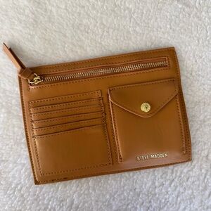 NWOT Steve Madden Dark Tan Wallet/Clutch